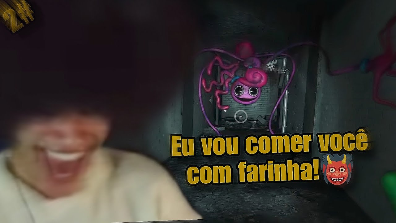A mommy long legs quer comer meu couri (Poppy PlayTime 2).