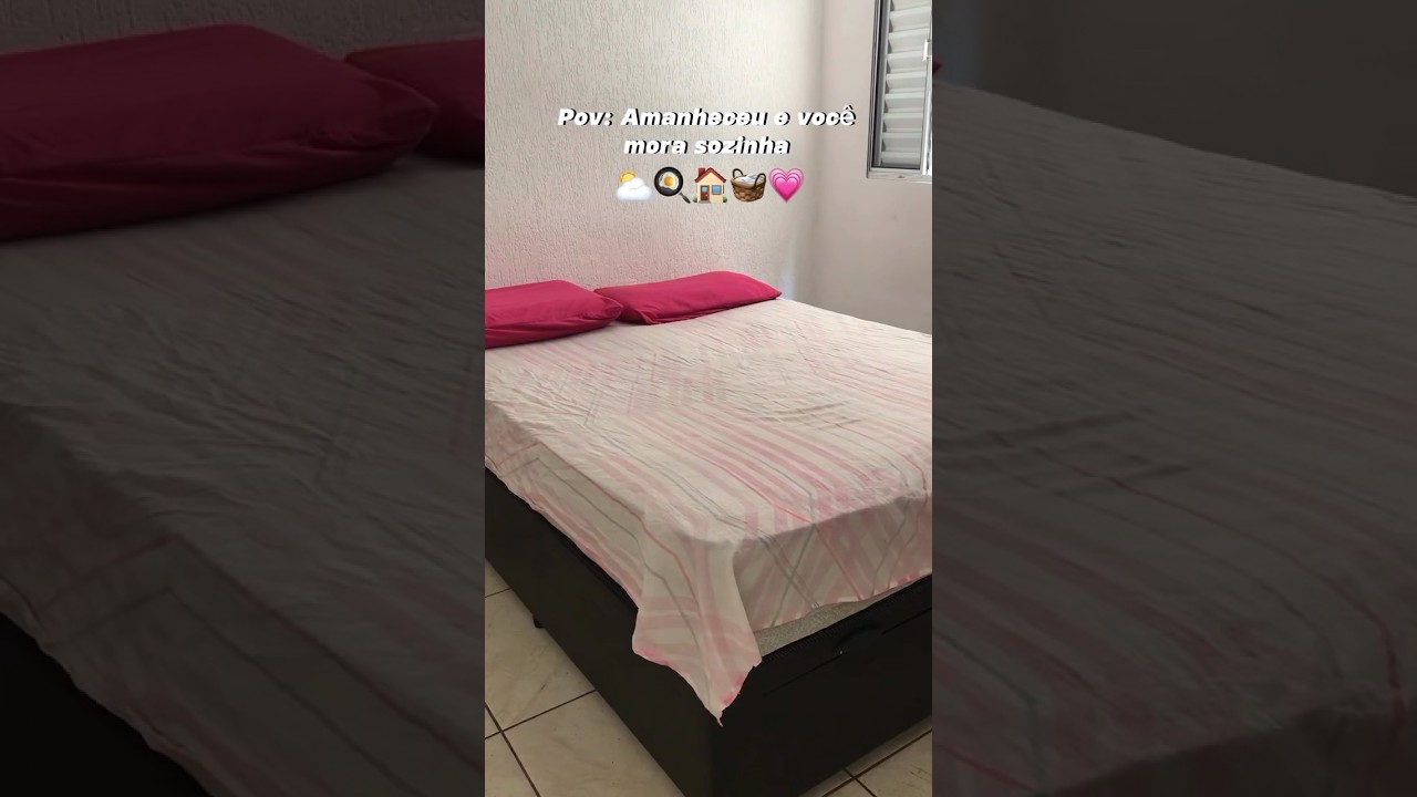 A paz de morar sozinha 🤌🏻🥹 #morandosozinha #donadecasa #rotinadamanha