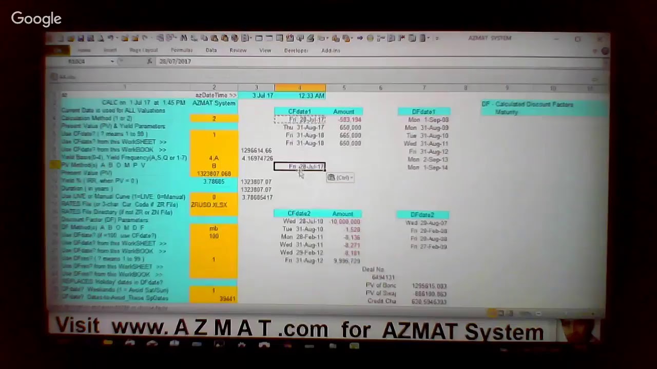A0101 - Learn FREE EXCEL Programming Courses showing @azmat_system Code Macros VBA to Teach via NET