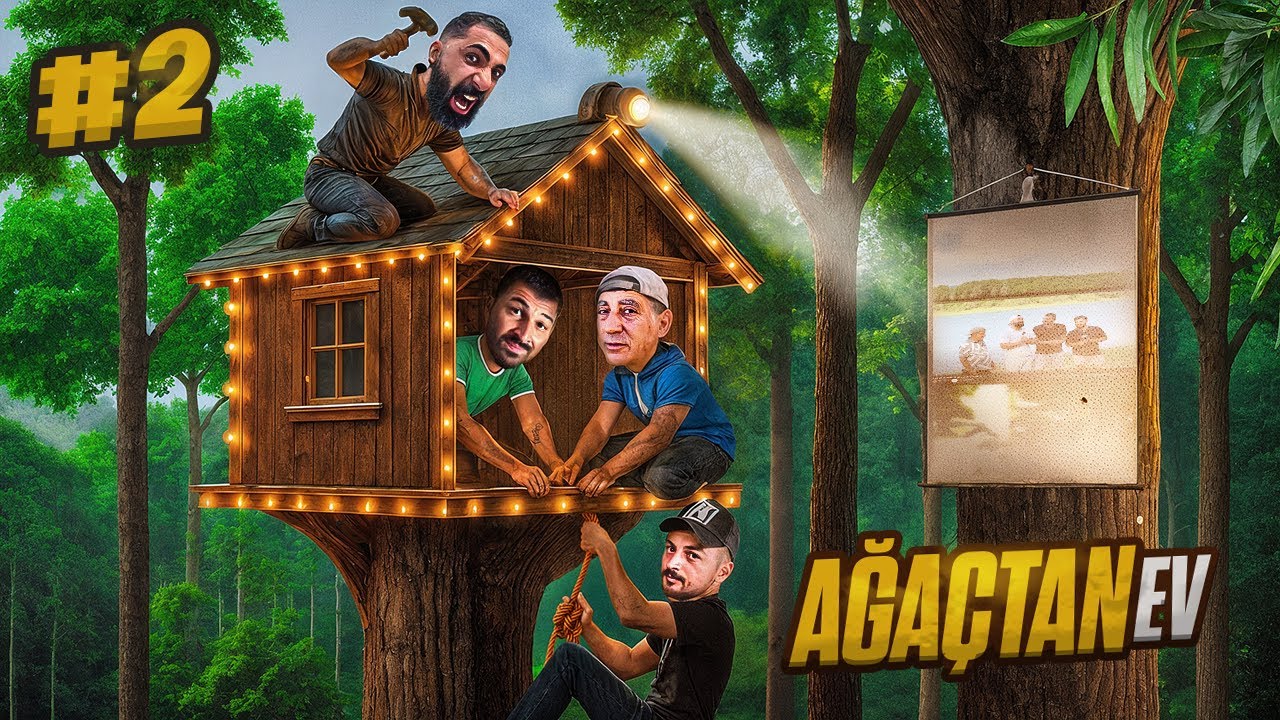 AĞACIN ÜZERİNE EV YAPTIK #2 | ORMANDA HAYATTA KALDIK