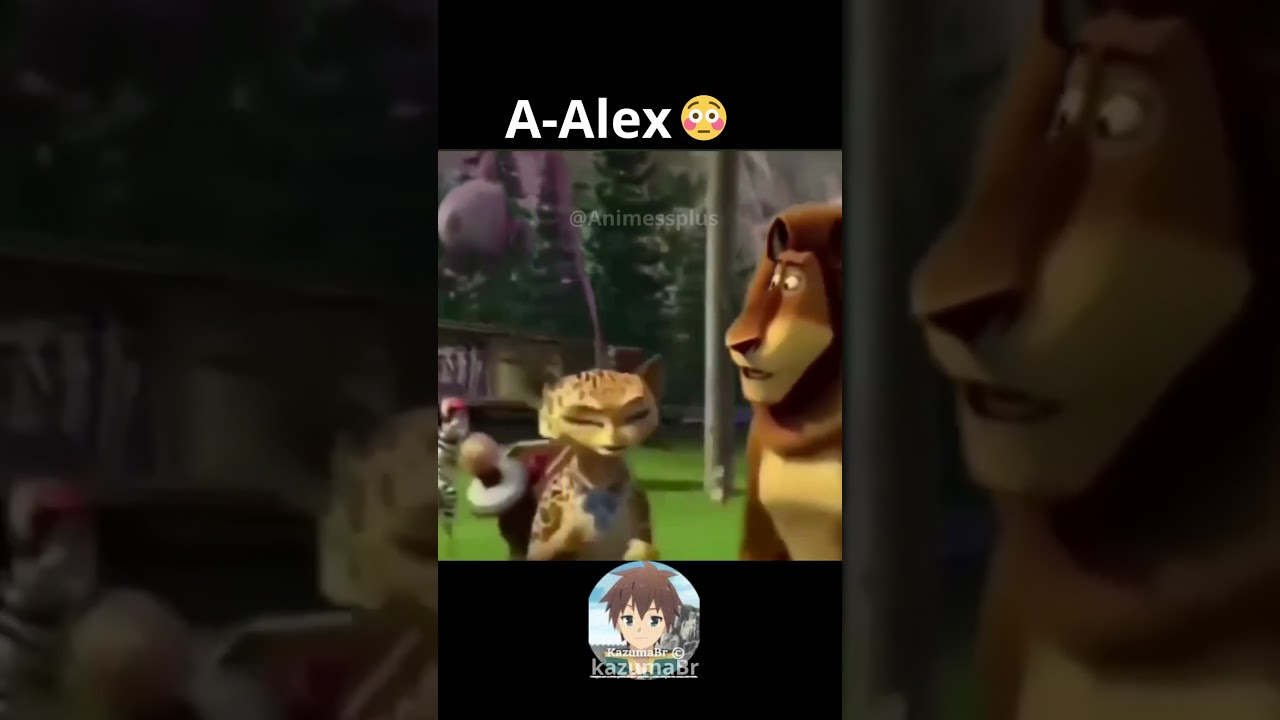 a-alex - Madagascar dublado #shorts #animes