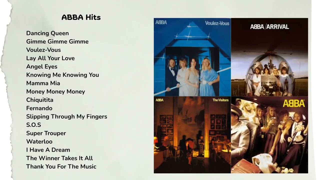 ABBA Greatest Hits | Timeless Pop Classics & Disco Hits | Compilation