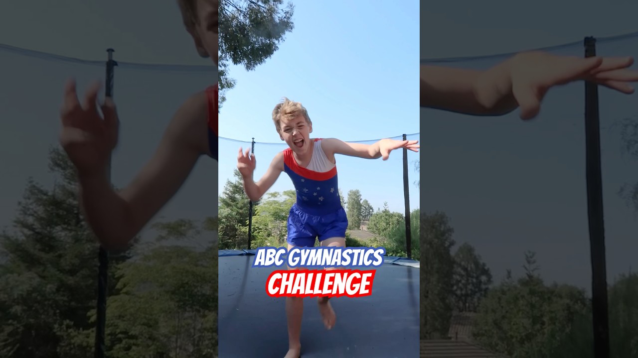 ABC Gymnastics Challenge 🤸‍♂️🏆💪  Ballinger Family #gymnastics #olympics #challenge