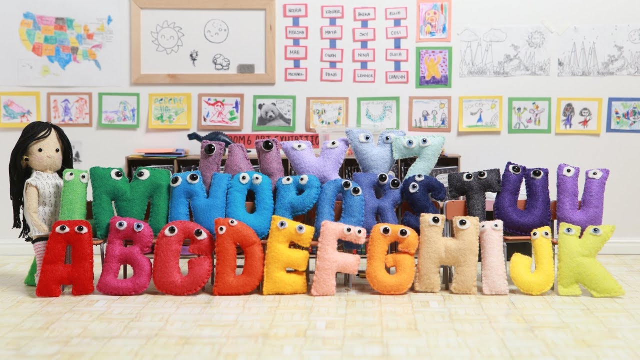 ABC Phonics Song By Mossylist | ABC Song Stop Motion | Fun ABC Kids Songs | Fun Kids Songs