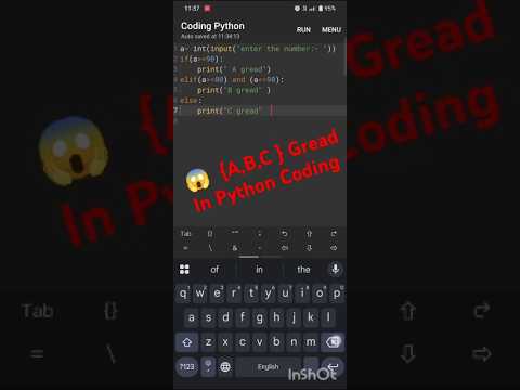 😱[A,B,C,D] Gread In Python Coding..! # Easily Write the code
