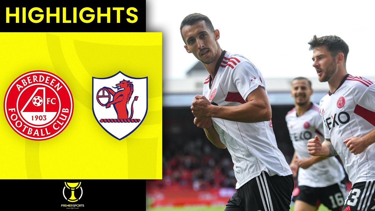Aberdeen 3-0 Raith Rovers | Bojan Miovski Scores On Debut! | Premier Sports Cup