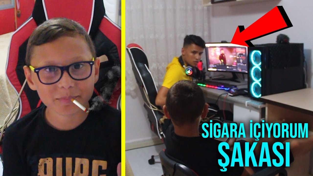 ABİME SİGARA İÇİYORUM ŞAKASI ! (ÇILDIRDI)