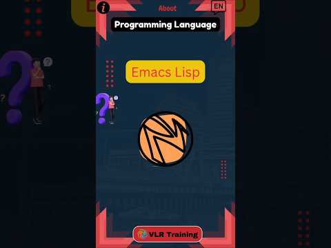 About Emacs Lisp programming language