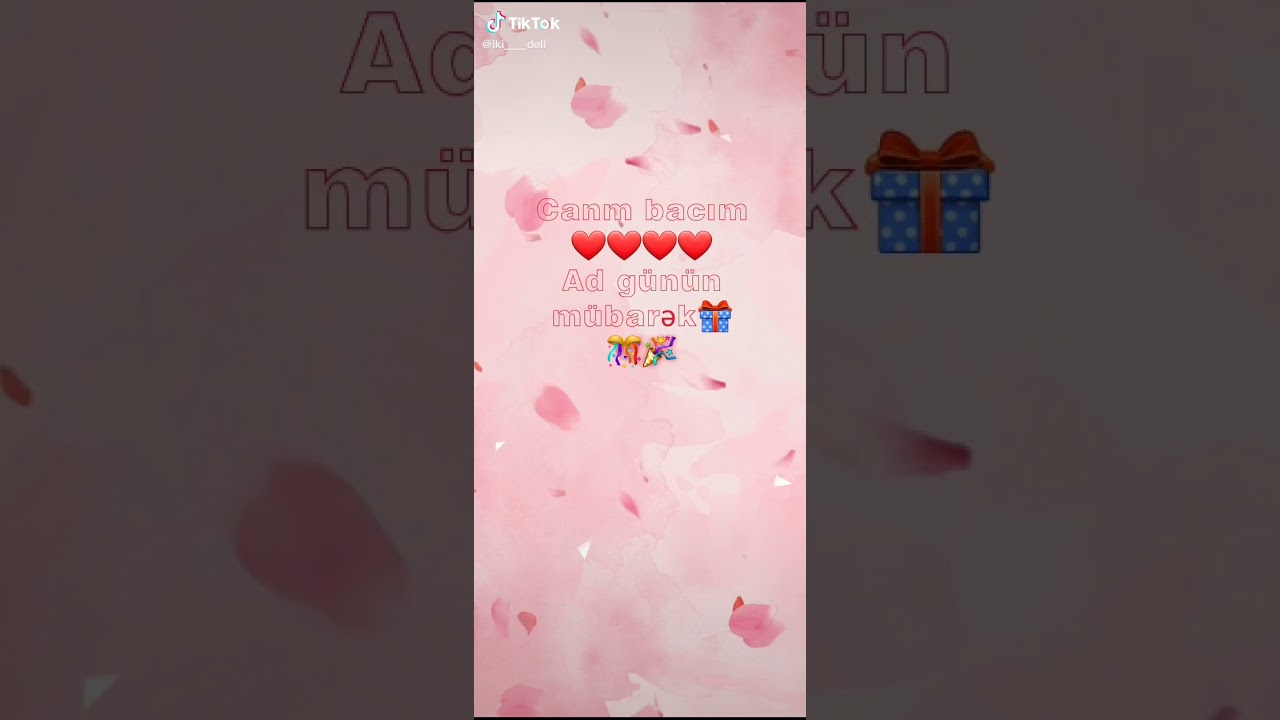 Ad Günün Mübarək Bacı