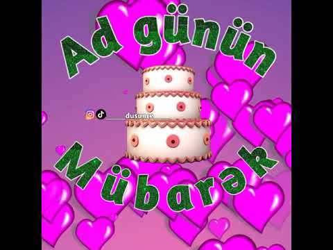 ad günün mübarək status