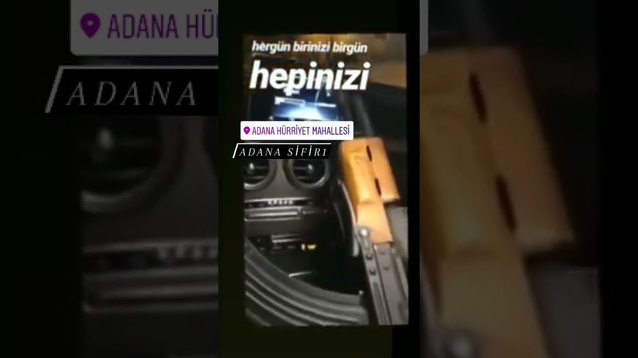 adana hürriyet mahlesi mesedes araba silah sitorisi