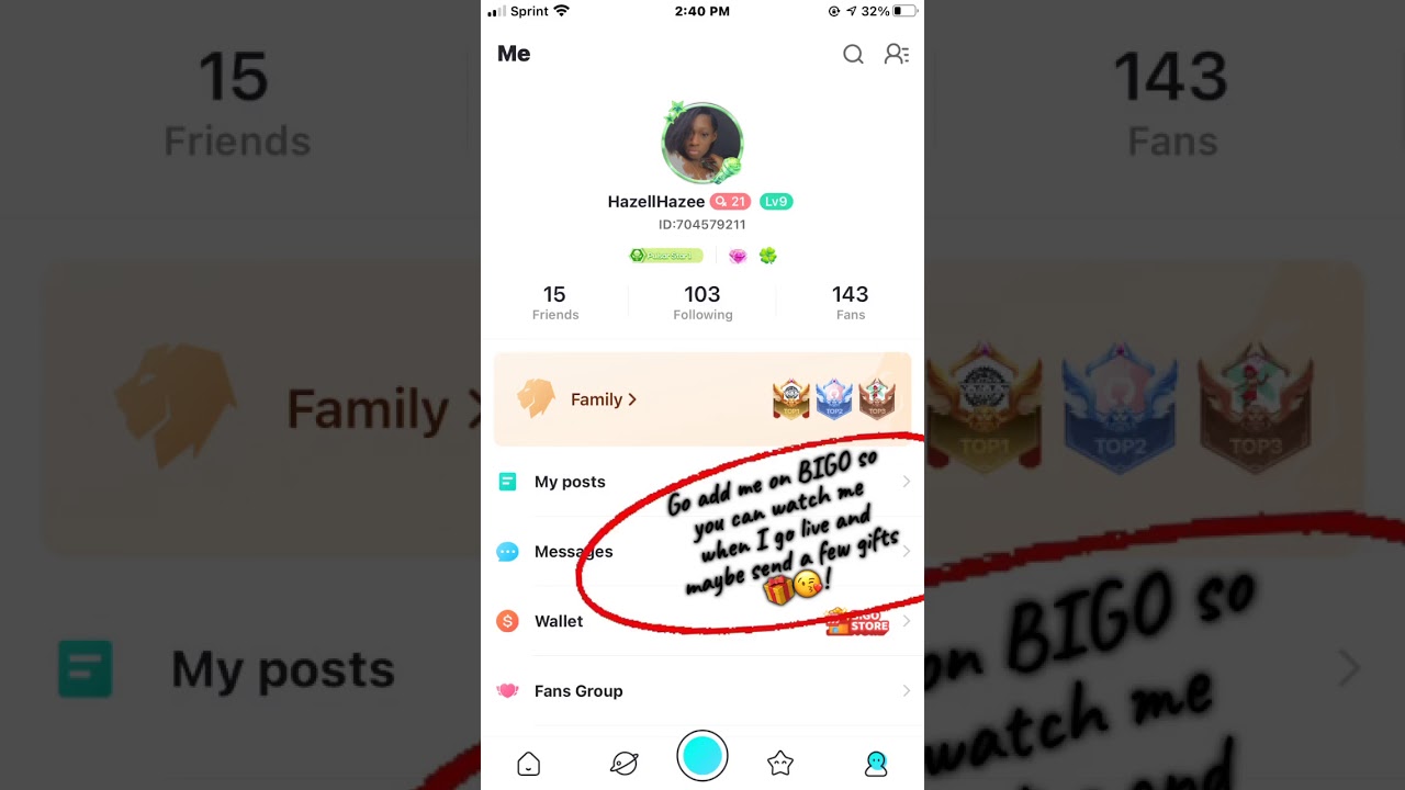 ADD ME ON BIGO !!