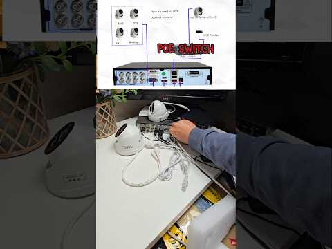 Adding an IP camera to Hikvision DVR/XVR/NVR using a PoE switch!  #Hikvision #IPCamera #DVR