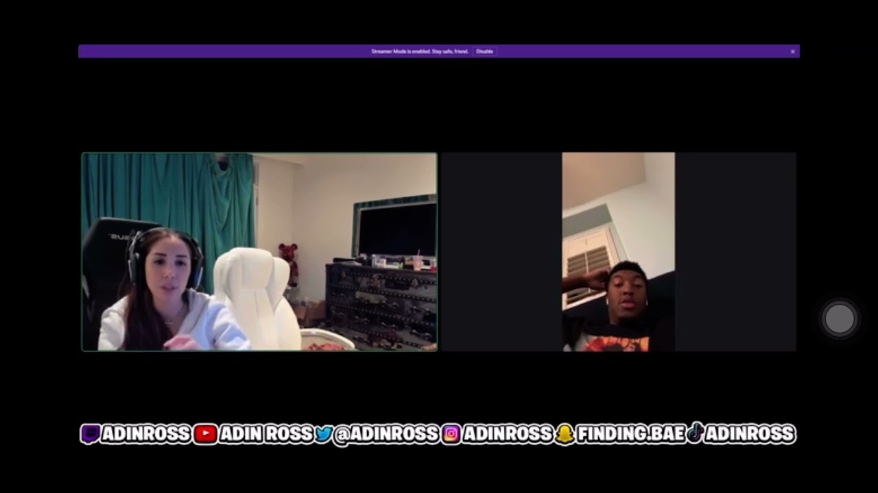 Adin Ross Twitch EDate w/ sister Naomi!!!