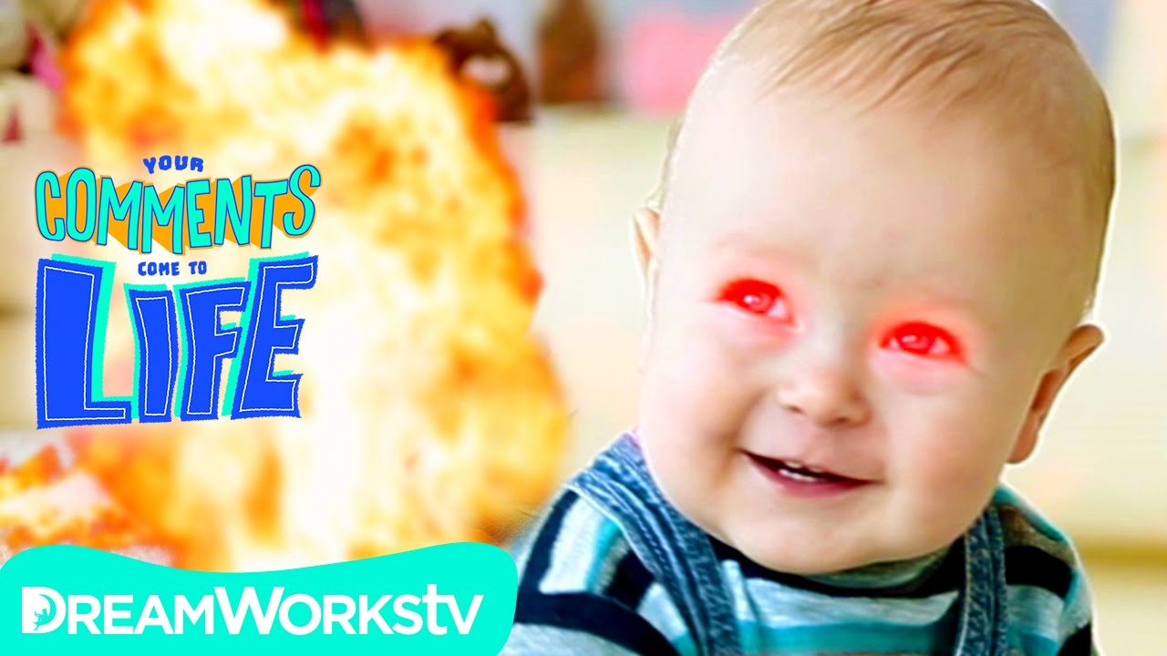 Adorable Laser Baby + Craziest Family Members EVER | YOUR COMMENTS COME TO LIFE!