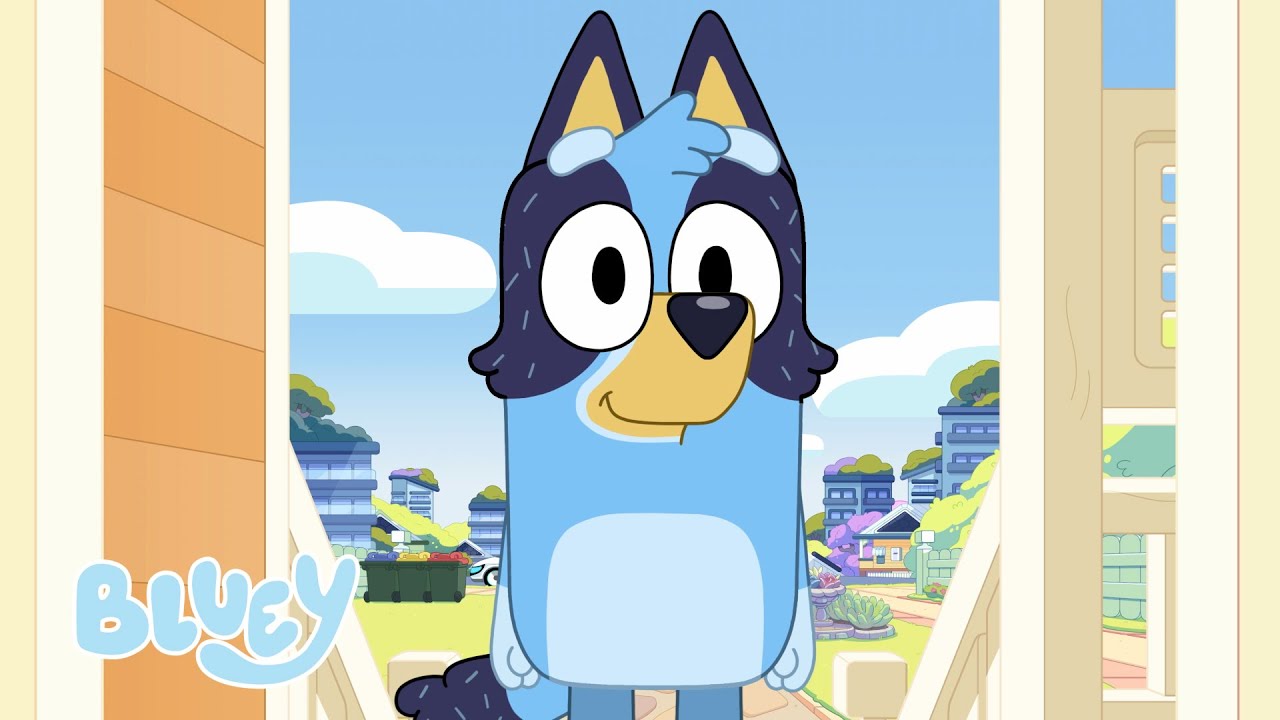 Adult Bluey Visits Home 👀💙 | BRAND NEW CLIP - Surprise 🎾 | Bluey