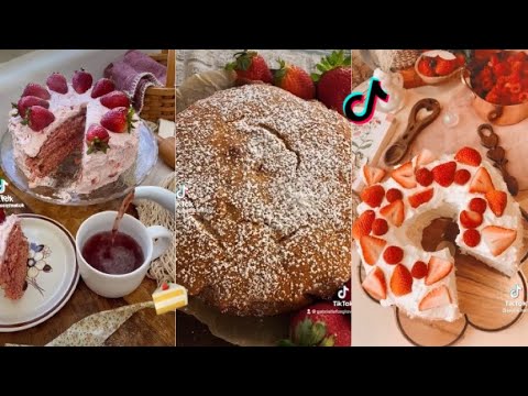 Aesthetic Baking Recipes✨, cottagecore| TikTok compilation🍰