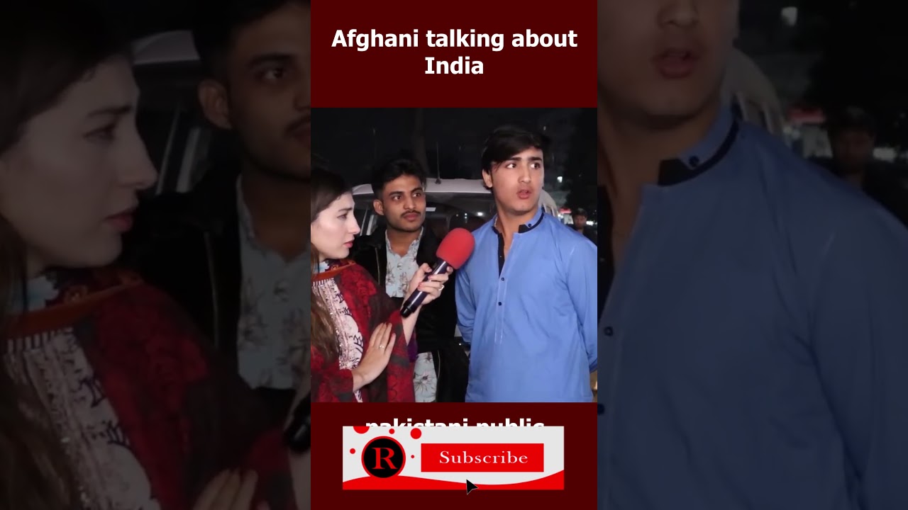 Afghani talking about India 🇮🇳 #shorts #pakistanipublicreaction #reaction
