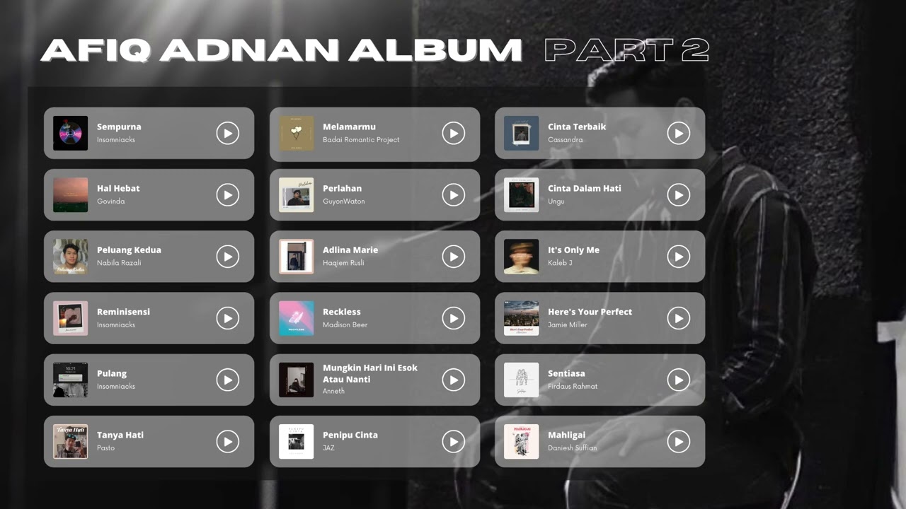 Afiq Adnan Playlist Album | PART 2