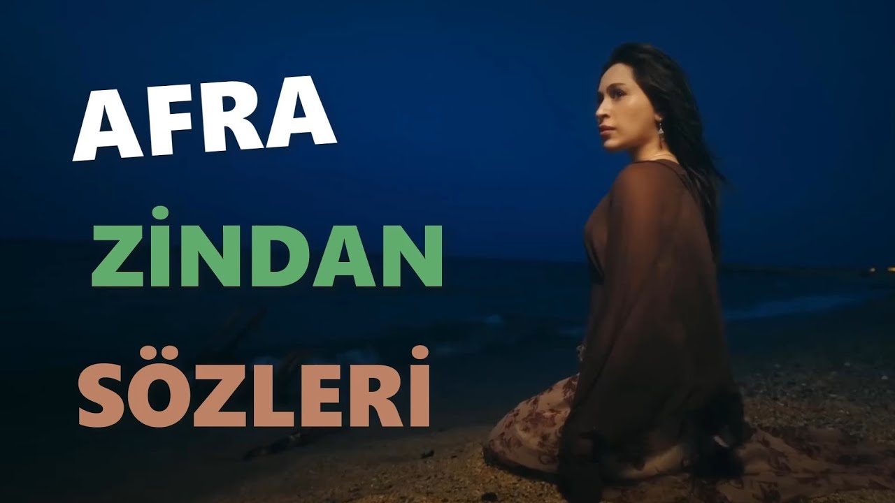 Afra - Zindan Sözleri ] Lyrics (İstemiyorsan gidebilirsin evim bir zindan değil)