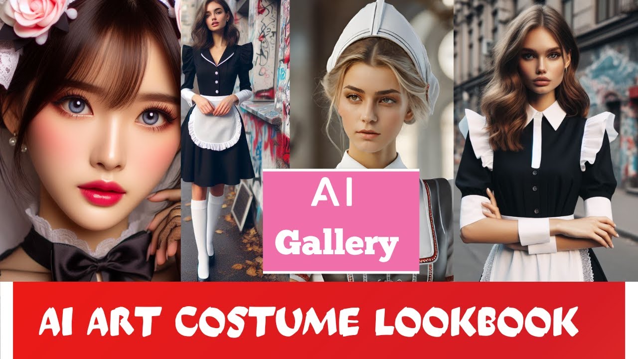 AI Art Showcase: Maid Costume Lookbook