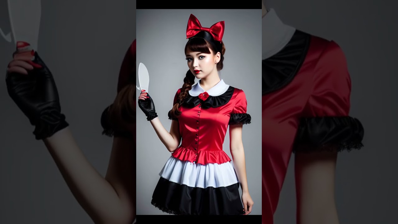 【AIアート】メイド×女の子／French Maid Costume x Girls