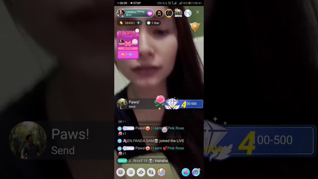 Ainaa luahkan pk bigo