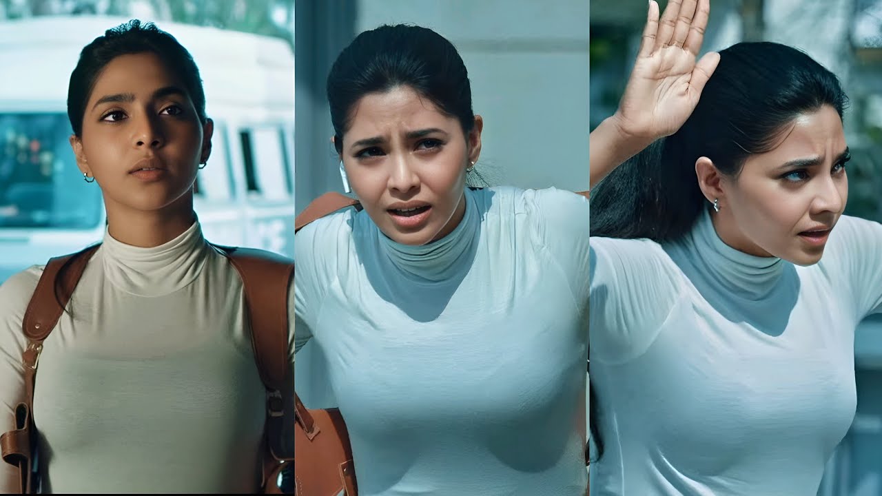 Aishwarya Lekshmi Hot Full Screen Vertical Edit | Hot in White T shirt dress|Godse movie Telugu hot