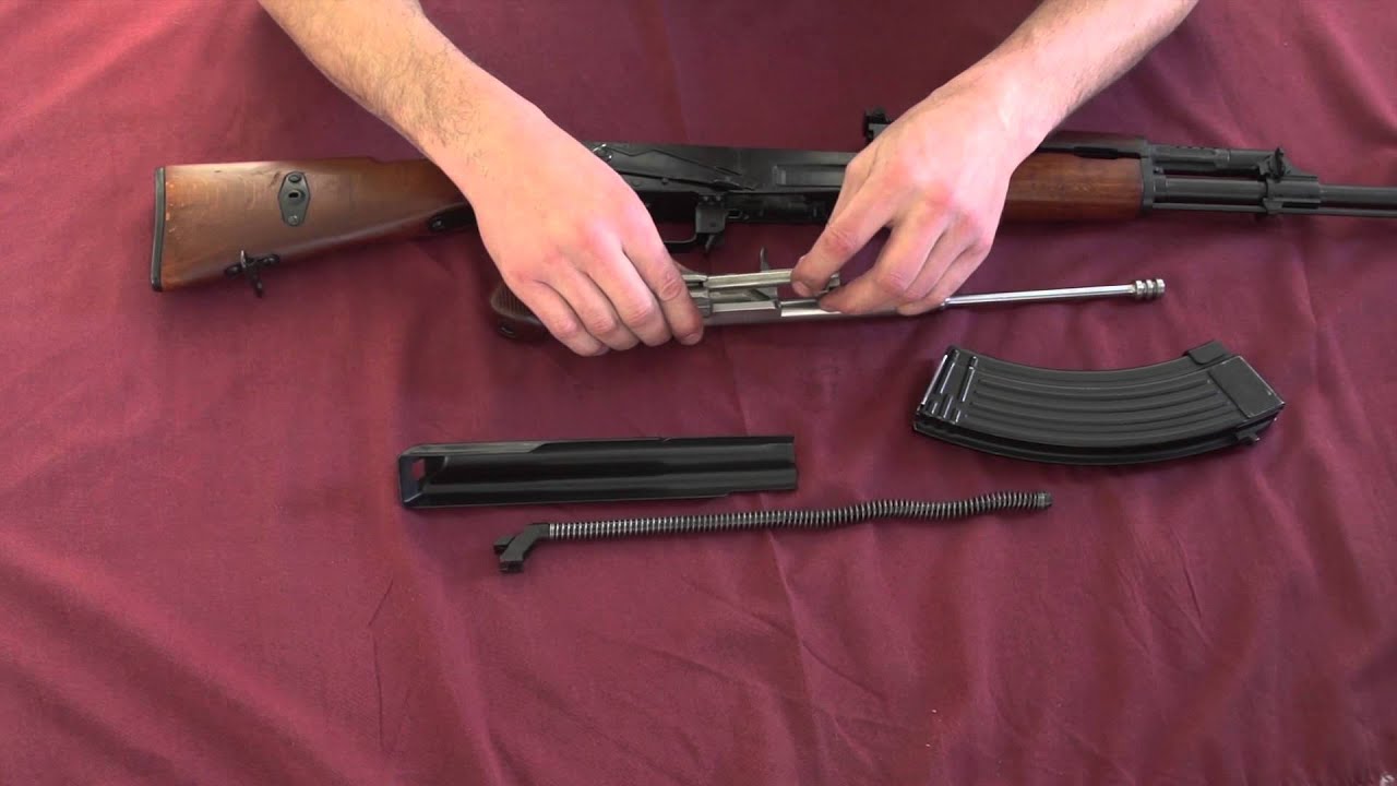 AK 47 - gun disassembly
