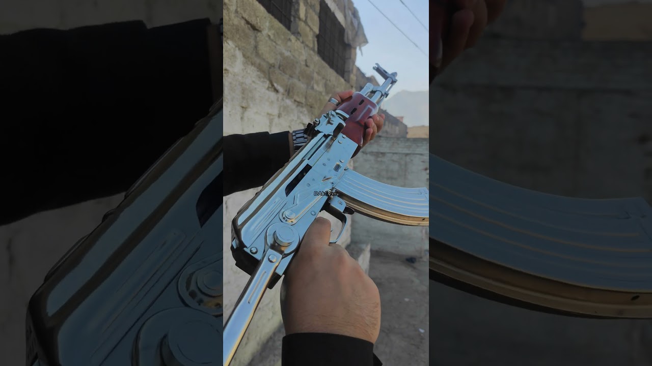 Ak-47 Chrome Colour || Not For Sale || DAk&Gun
