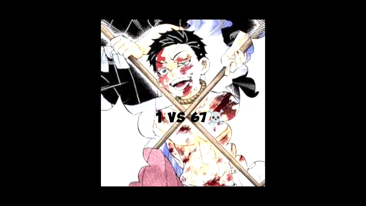 Akaza human☠️ |demon slayer manga | akaza vs 67 people