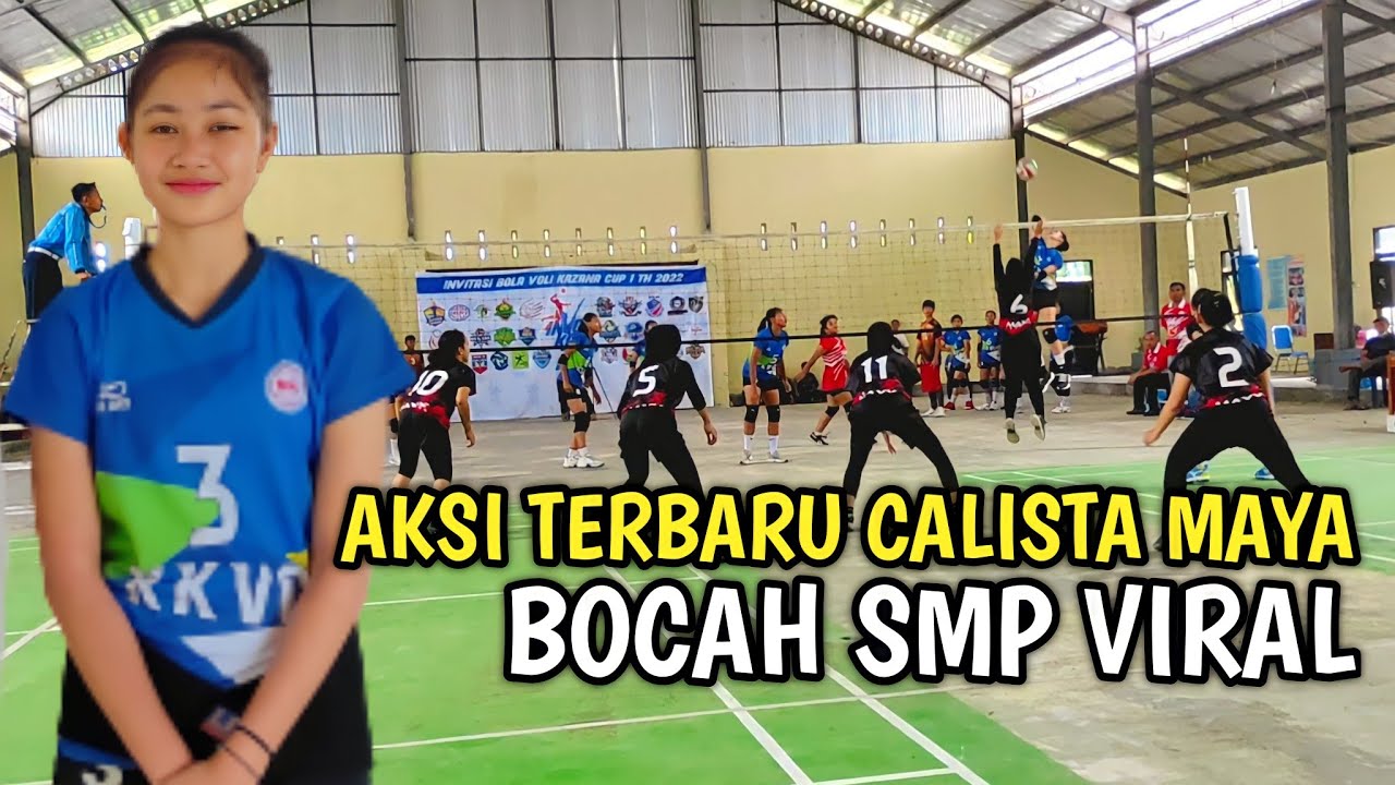 AKSI TERBARU CALISTA MAYA BOCAH SMP VIRAL DI KAZANA CUP 1 2022 BANYUMAS