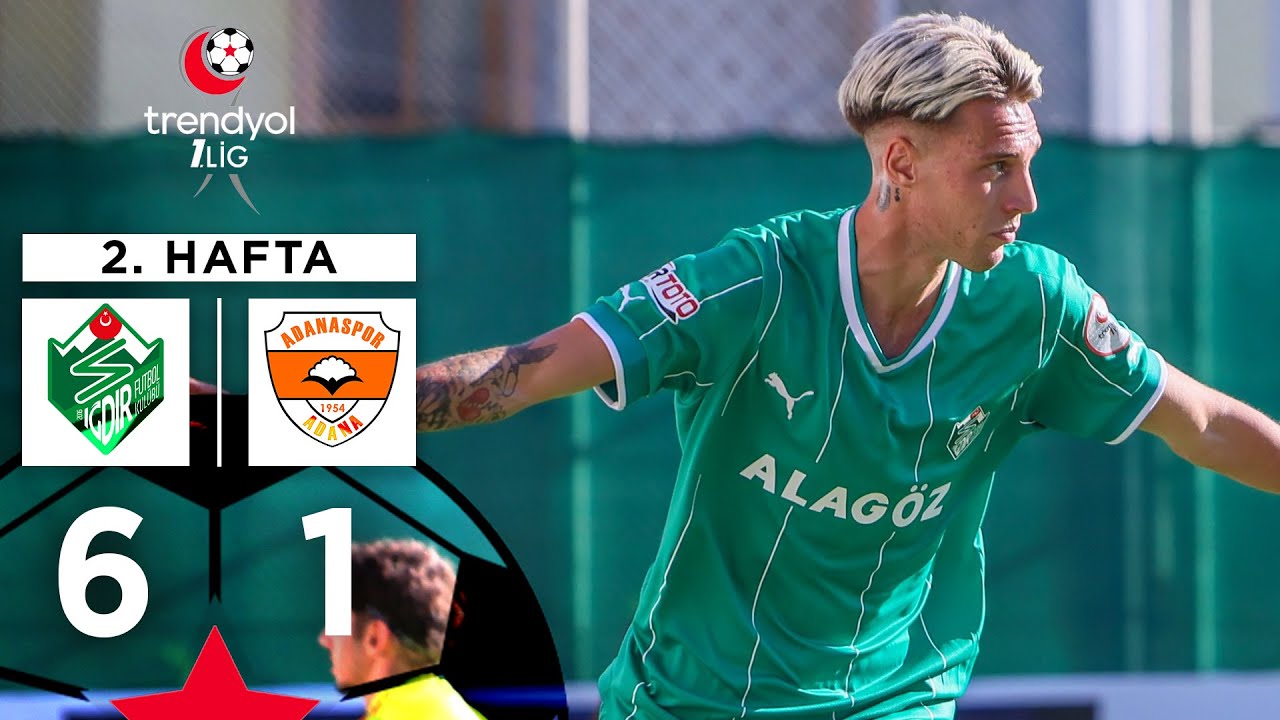 Alagöz Holding Iğdır FK (6-1) Adanaspor - Highlights/Özet | Trendyol 1. Lig - 2024/25
