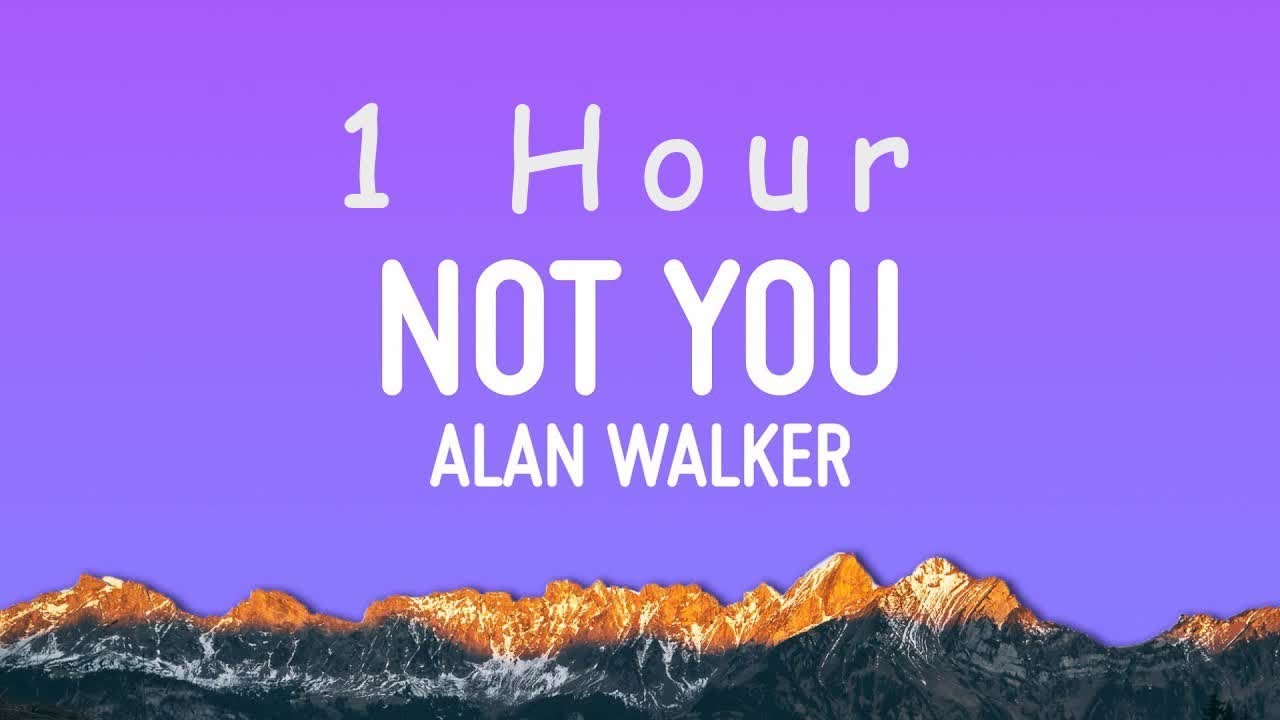 Alan Walker - Not You (Lyrics) ft. Emma Steinbakken | 1 HOUR