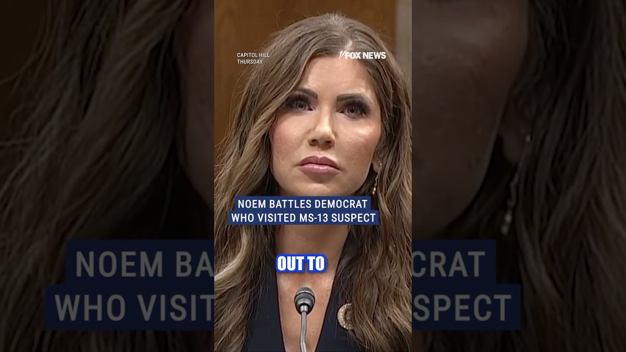‘ALARMING’: Kristi Noem calls out Van Hollen’s support of Abrego Garcia #foxnews #shorts #news
