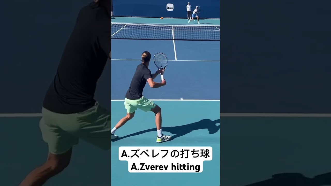 ズべレフAlexander Zverev practice #zverev #head #tennis  #sports