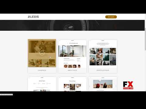 Alexis  Photography React JS Template react 11 Easy Create Website