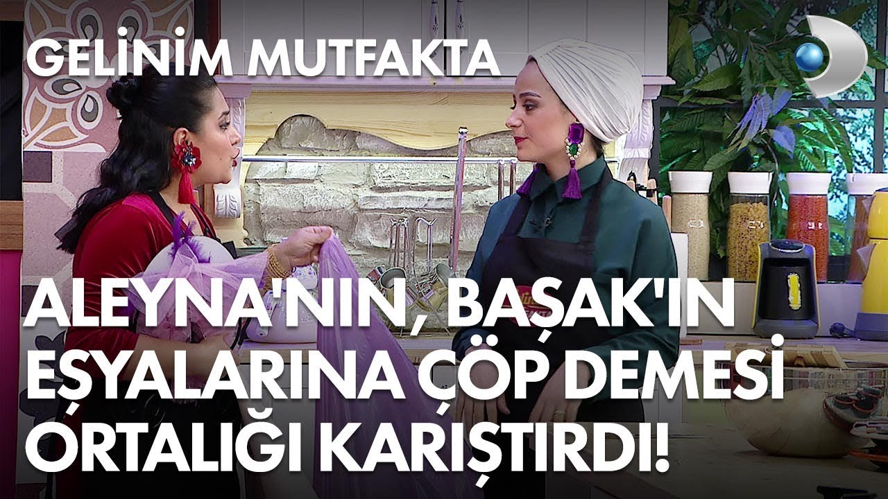 Aleyna'nın, Başak'ın eşyalarını çöp diye toplaması ortalığı karıştırdı! Gelinim Mutfakta 162. Bölüm