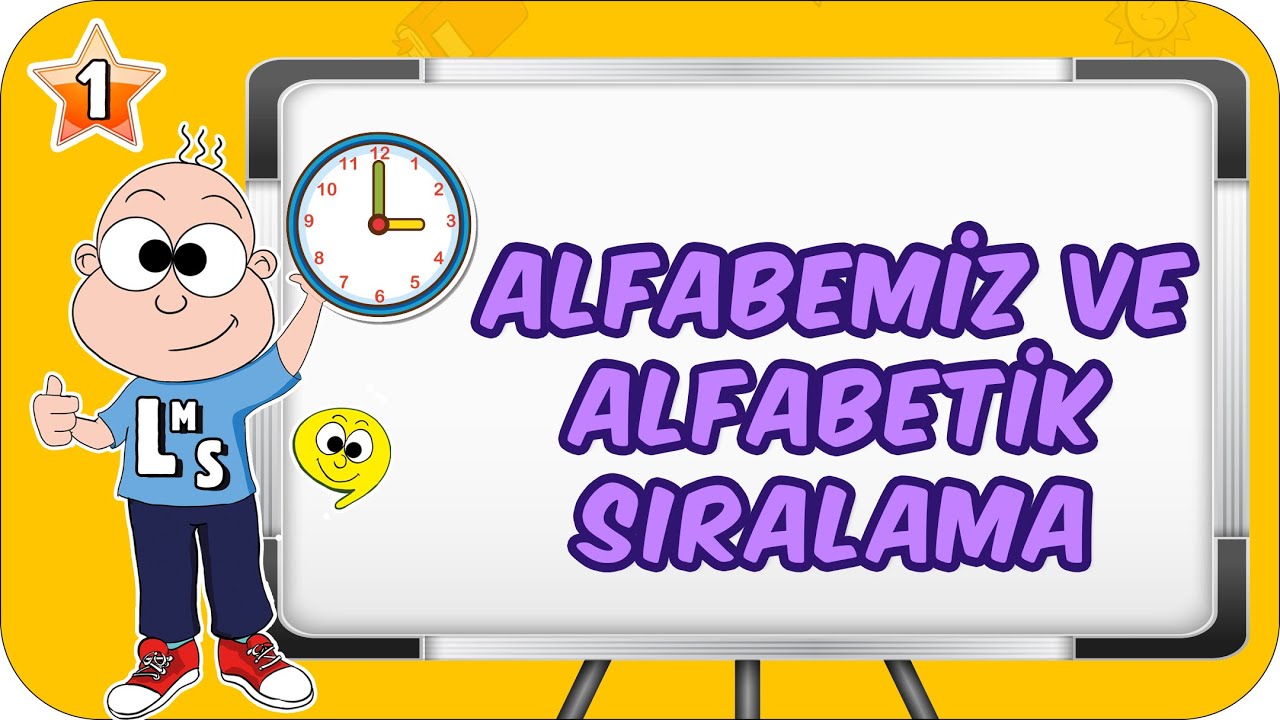 Alfabemiz ve Alfabetik Sıralama 🎉Okumaya Geçtik! 🎒 1.Sınıf