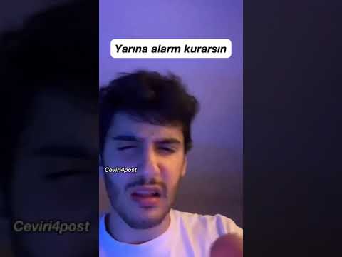 Alkol aldığın gece sabah kalkman gerekir 🤣
