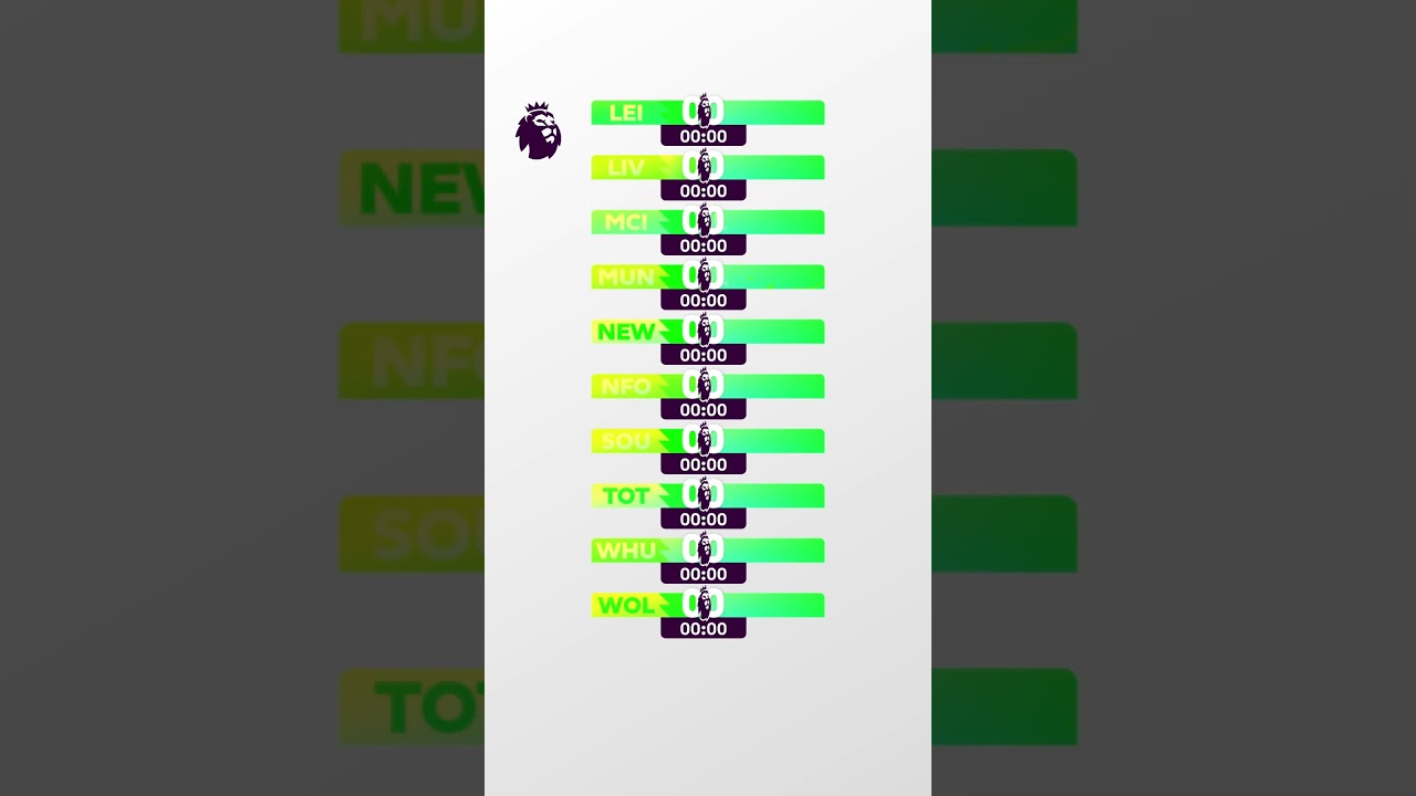 All 20 new Premier League goal animations 🤩