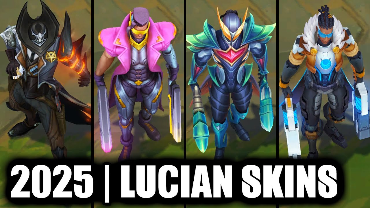 ALL LUCIAN SKINS SPOTLIGHT 2025 | League of Legends