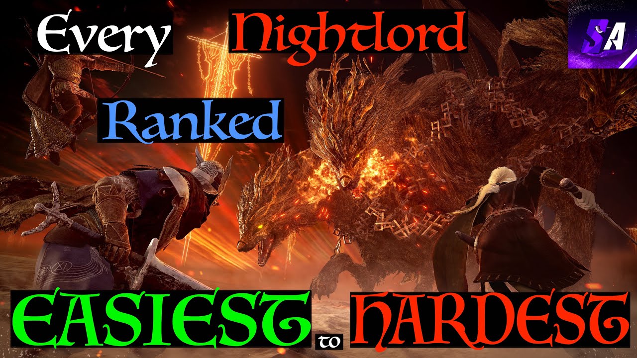 All Nightlord Bosses in Elden Ring Nightreign Ranked Easiest to Hardest
