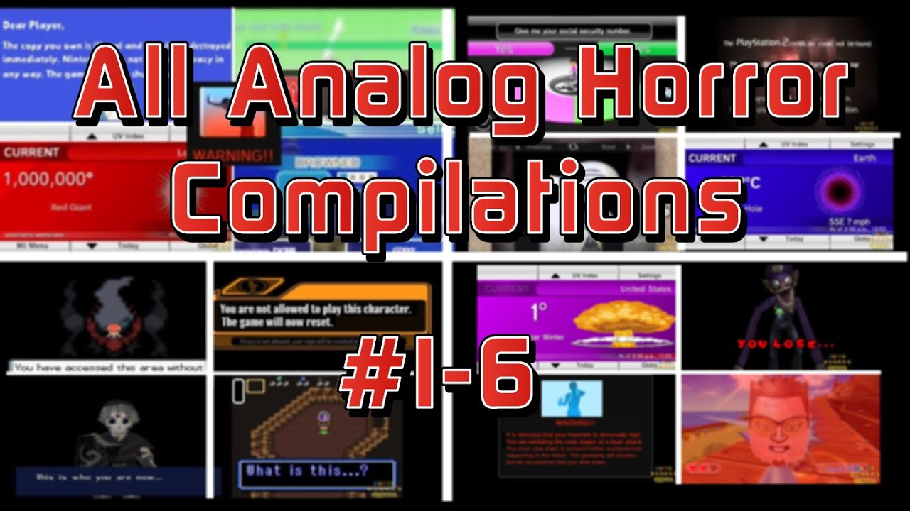 ALL Nintendo Analog Horror/Creepypasta Compilations Parts #1-6