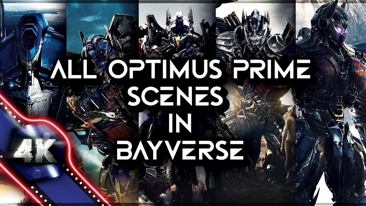 ALL OPTIMUS PRIME SCENES IN BAYVERSE(2007-2017) | 4K HDR Movie Clips