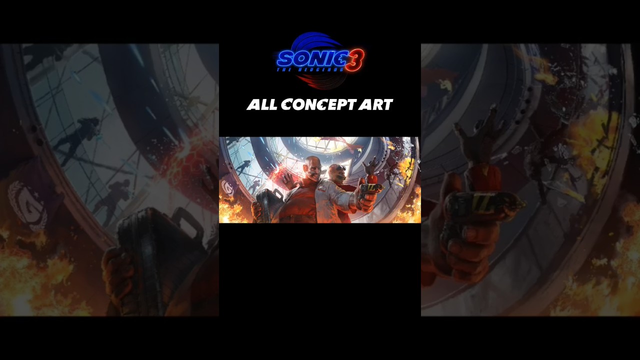 All Sonic 3 Concept Art #movie #sonic #art #2025 #sonicthehedgehog #sonicmovie