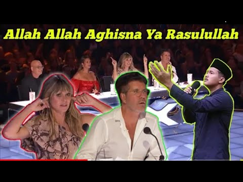 Allah Allah Aghisna Ya Rasulullah || Santri Indonesia Ikut America's Got Talent PARODI