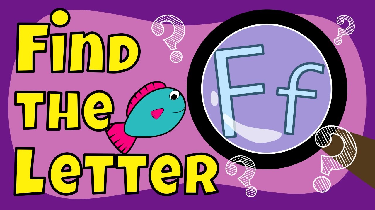 Alphabet Games | Find the Letter F