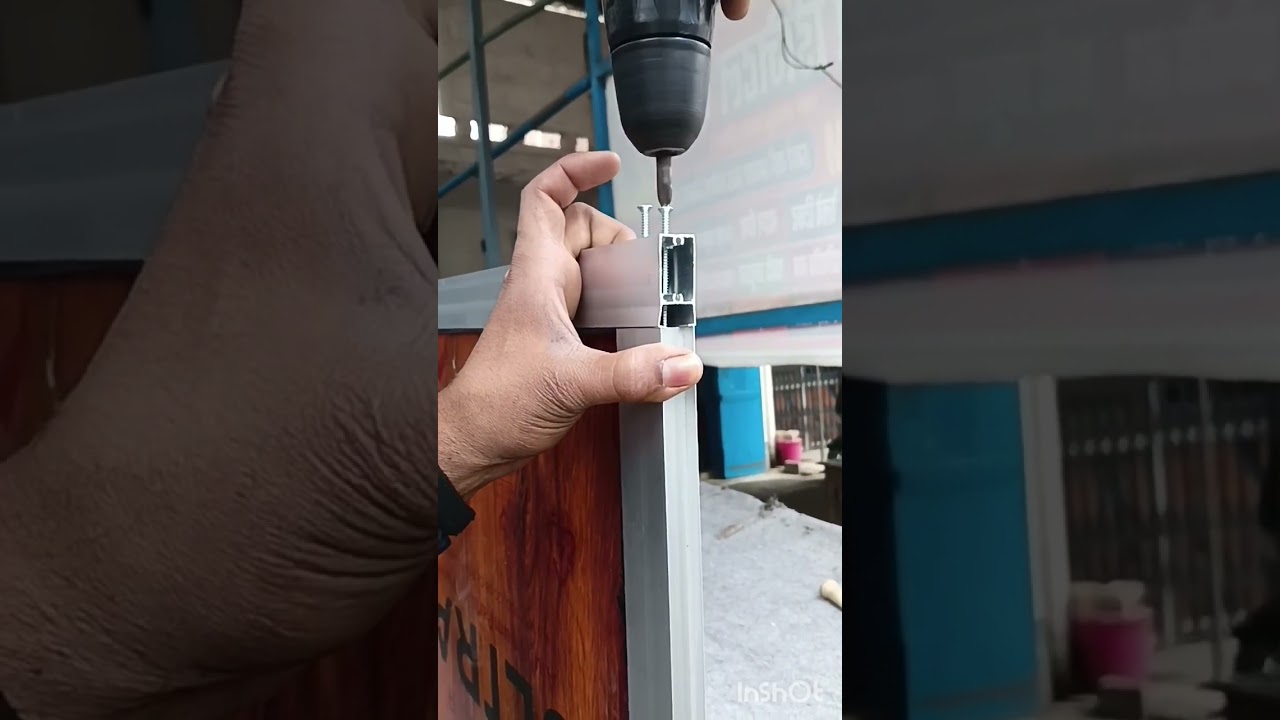 Aluminum door kaise banaye #aluminum #shorts #viralvideo #shortsvideo #viral