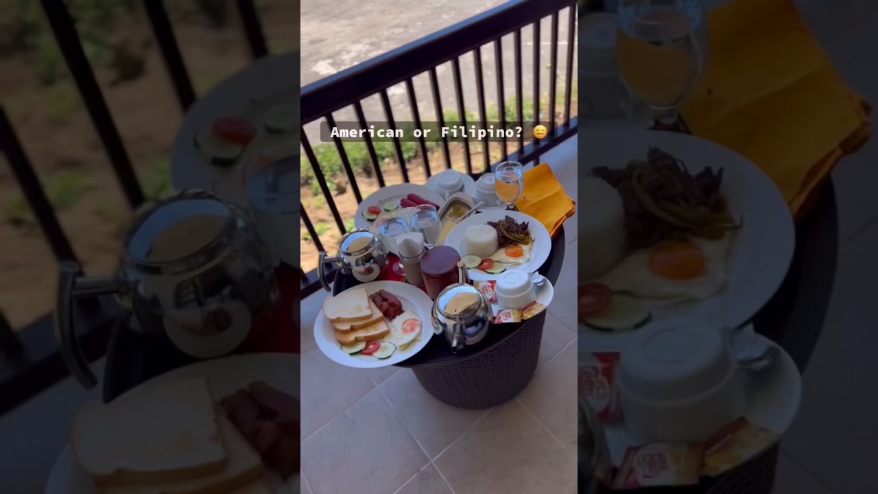 AMERICAN BREAKFAST OR FILIPINO BREAKFAST? | BRV